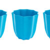 Set of 3 Star Plastic Pot