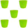 Set of 5 Designer Plastic Pot